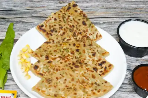 Aloo Cheese Corn Paratha