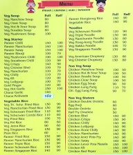 Sandeep Chinese Corner menu 4