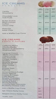 Giani's Ice Cream menu 5