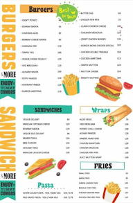 Burger Monk menu 1