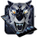 3D White ice wolf theme icon