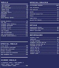 Krishna's Cafe menu 1