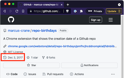 Repo Birthdays