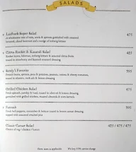 Laidback Cafe menu 4