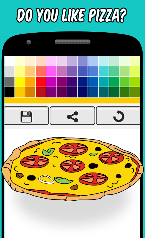 Food Coloring Game Screen 3