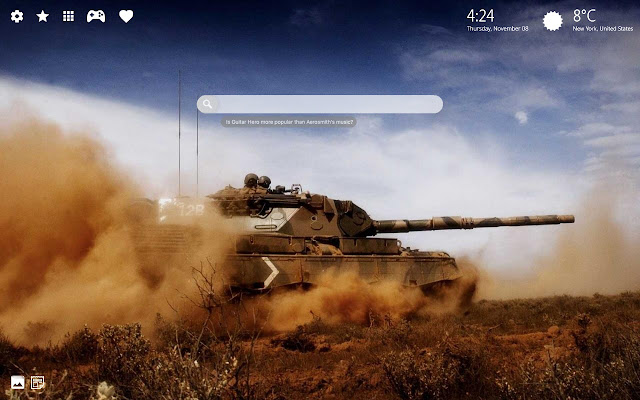 Tanks HD Wallpaper Chrome Theme New Tab