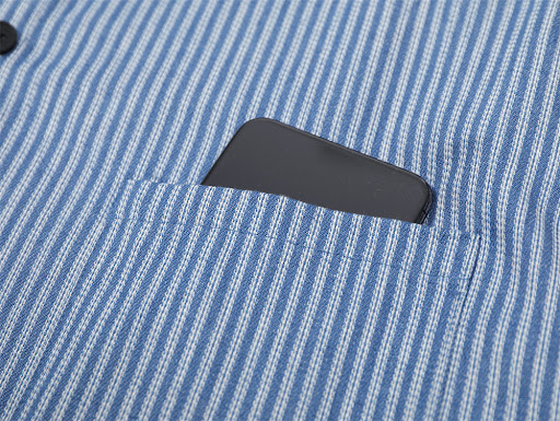 Title 12, Mens Vertical Striped Loose Long-sleeved Shirt...