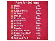 Paras Malai Kulfi Ice Cream menu 3