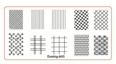 Title 2, Full transparent silicone offset plate for nail...