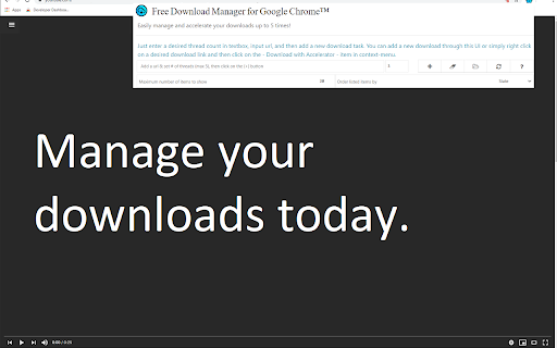 Libreng Pag-download ng Manager para sa Google Chrome™