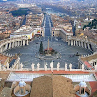 Piazza Vaticano dal cupolone di 