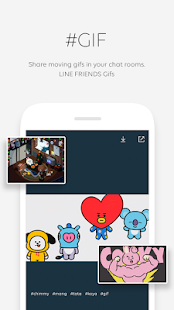 Line Friends キャラクター 背景 Gif をダウンロード