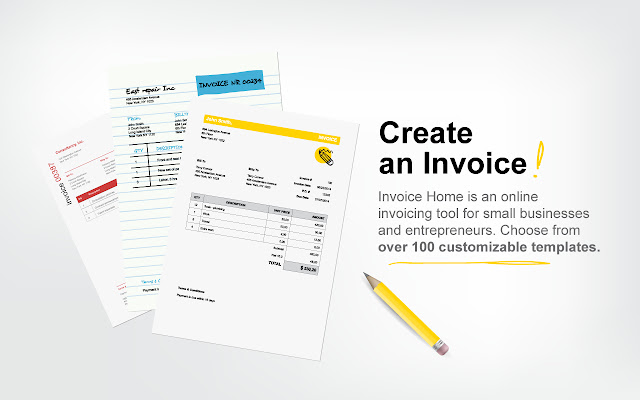 100 Free Invoice PDF Templates chrome extension