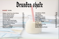 Drunken Shake menu 1