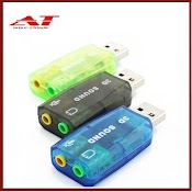 Usb Ra Sound 2 Lỗ Chuẩn 2.1 Âm Thanh 3D/ Usb Sound 3D 5.1