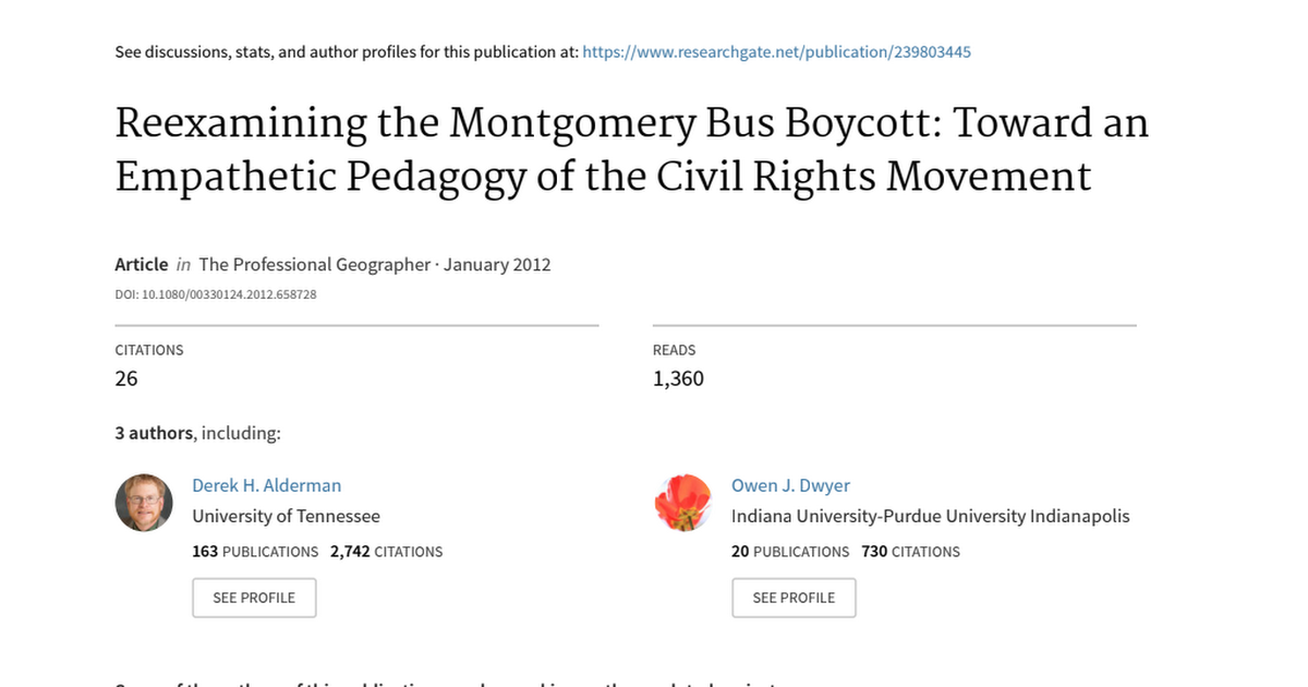 Reexamining the Montgomery Bus Boycott Toward an Empathetic Pedagogy of the Civil Rights Movement.pdf