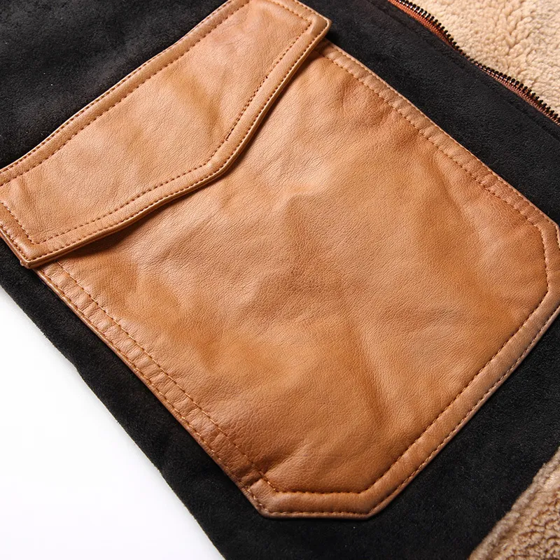 Veste d'hiver en fourrure épaisse manteau chaud et confortable pour femme parfait pour affronter le froid avec style et rester bien au chaud.
