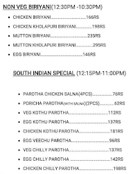 Kailash Hotel menu 5