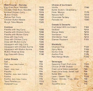 Nandhana Palace menu 4