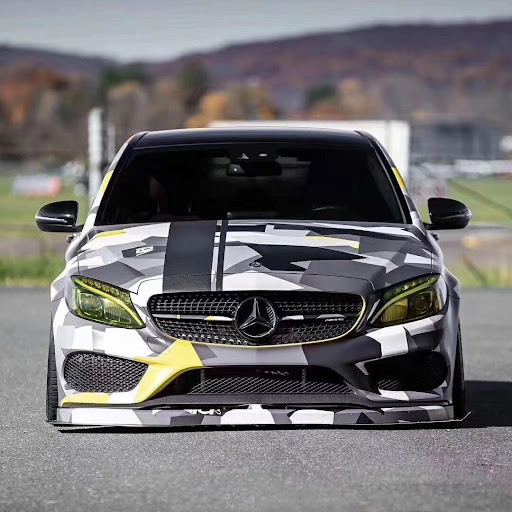 Title 1, Camouflage car body film for protection and sty...
