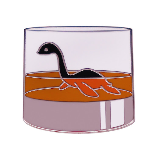 Title 5, Apple Compatible Swimming Plesiosaurus Brooch C...