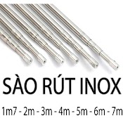 [Xả Kho Tặng Ngay Móc] Sào Rút Inox, Sào Phơi Đồ Inox Thanh Lý Cán Vợt Câu Cá Sào Chim Inox 304 - Ntt Fishing