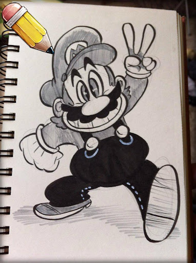 Sketch Super Mario