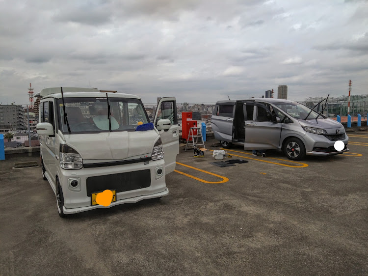 エブリイワゴンの#朝の挨拶・いいね、コメントありがとうございます。・ホイール変えたい・5型・洗車に関するカスタム事例の投稿画像2枚目