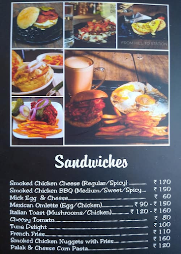 From Hill To Station Cafe menu 