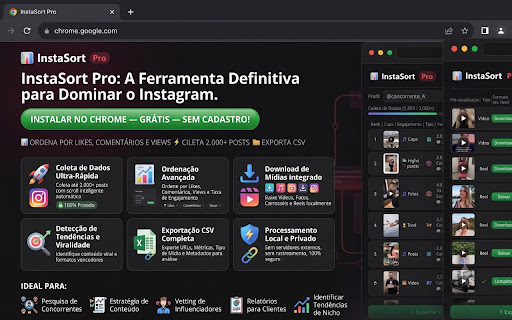 InstaSort Pro - Analise e Ordene o Instagram screenshot 2