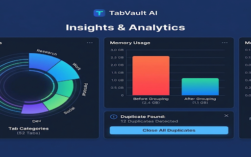 TabVault AI - Privacy-First Smart Tab Manager screenshot 4