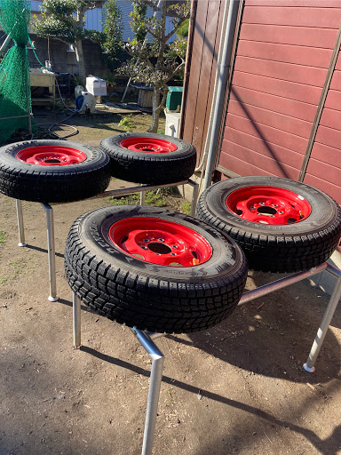 ダットサントラック 4wd のホイール塗装 Qmd21 ダブルキャブ ダットラ Nissanに関するカスタム メンテナンスの投稿画像 車のカスタム情報はcartune