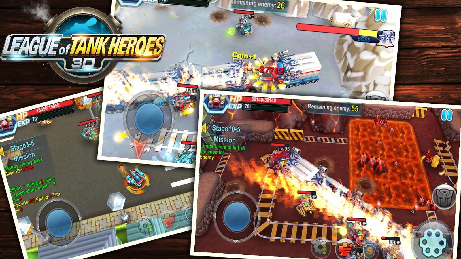    League Of Tank Heroes 3D- screenshot  