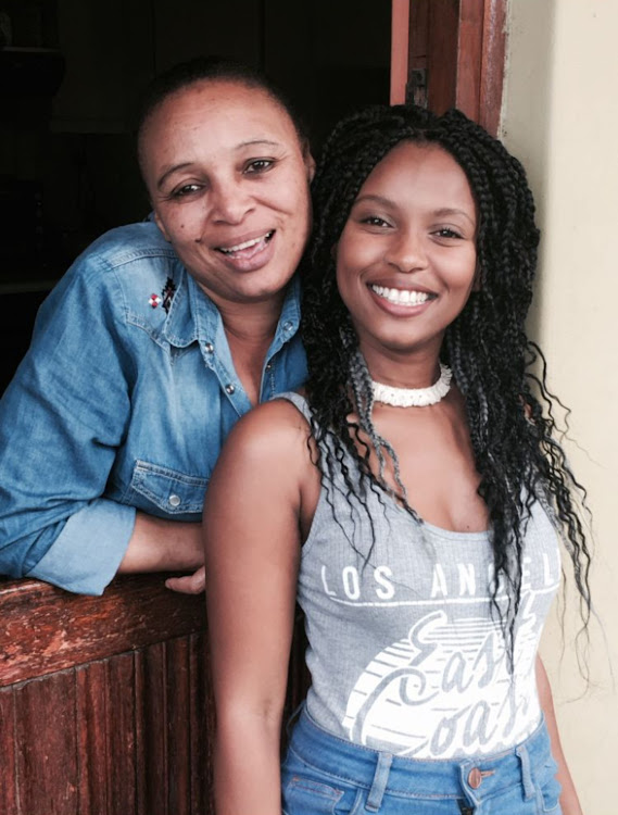 Makazi Ncumi and her favorite niece Zipho circa December 2017.