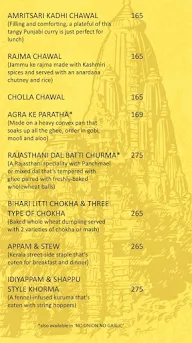 The Masala Trail menu 3