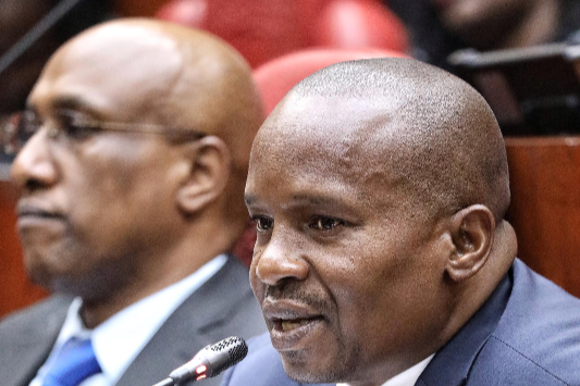 Interior and National Administration Cabinet Secretary Kithure Kindiki appearing before MPs on November 9, 2023