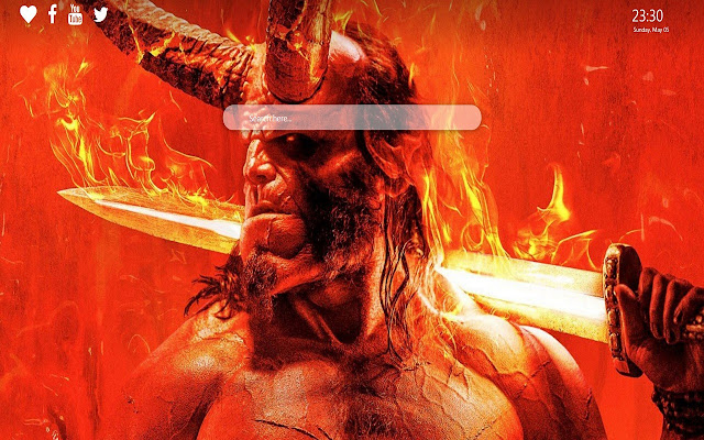 Hellboy Wallpaper New Tab Background