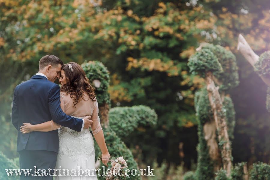 Wedding photographer Katrina Bartlett (katrinabartlett). Photo of 1 July 2019