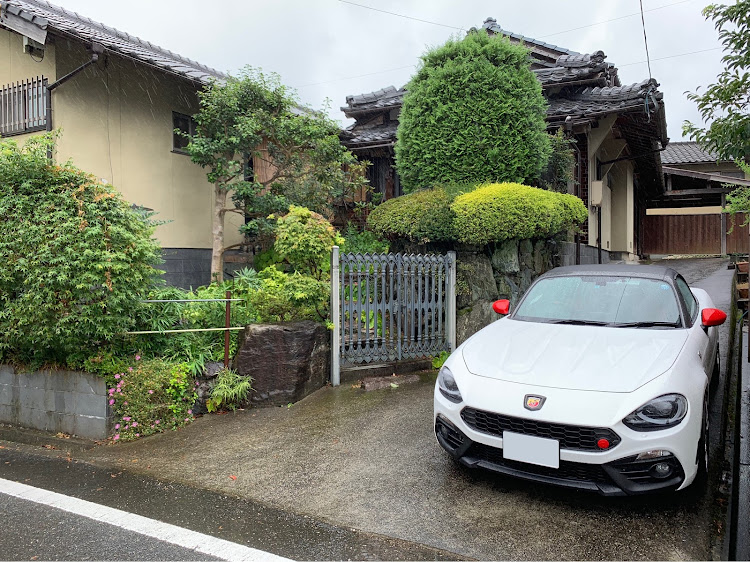 124の帰省・岡山県苫田郡鏡野町・台風接近中・フレッシュトマトのパスタ・雨に濡れたイイ車に関するカスタム事例の投稿画像2枚目