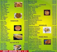 Eshi's Restaurant menu 1