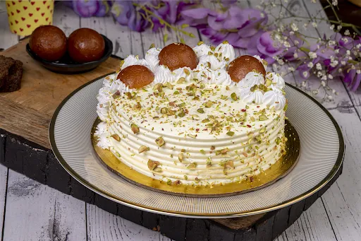 Gulab Jamun Delight Cake