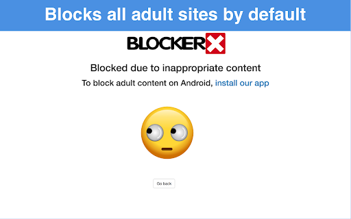 Blocco porno/Blocco adulti - BlockerX