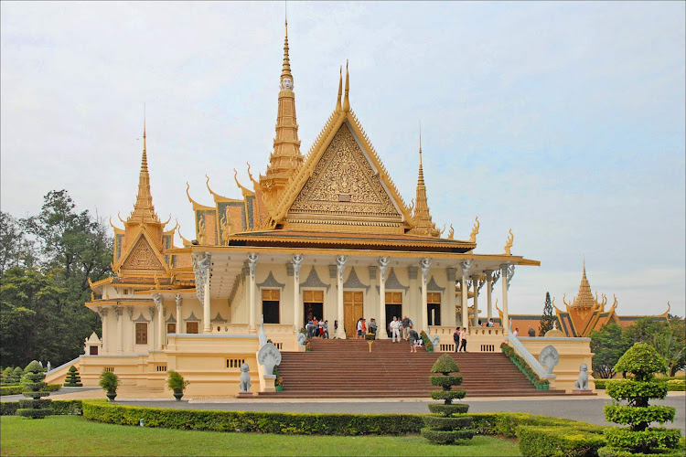 The Royal Palace in Phnom Penh, Cambodia, is a building complex that serves as the royal residence of the king of Cambodia.