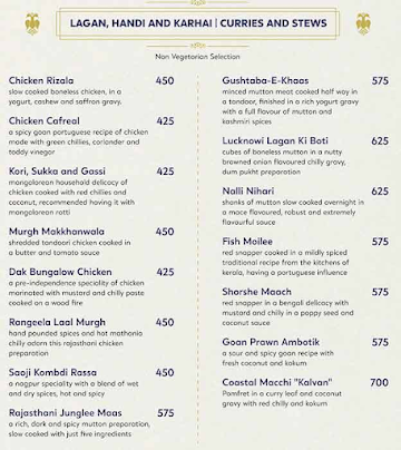 Bharat Bhavan menu 