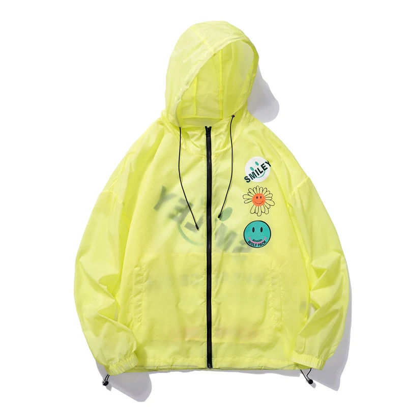 Combinaison de Protection Solaire à Capuche et Motif Dessin Animé, Ample, Idéale pour Protéger la Peau du Soleil et Rester au Frais.