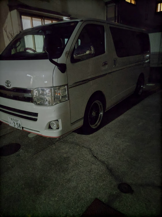 ハイエースバンの車が好きな人と繋がりたい・車検終わり・ドライブシャフト交換に関するカスタム事例の投稿画像1枚目