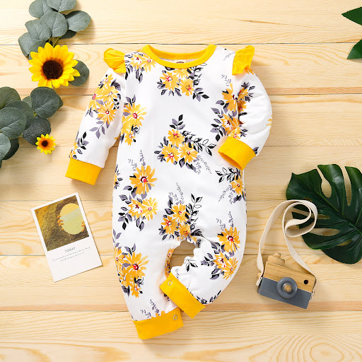 Title 3, Infant Childrens Flying Sleeve Long Sleeve Jum...