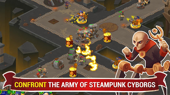 Steampunk Syndicate 2: Tower Defense Game 1.0.4 APK + Mod (Unlimited money) untuk android