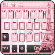 Pink Paris Keyboard Theme  Icon