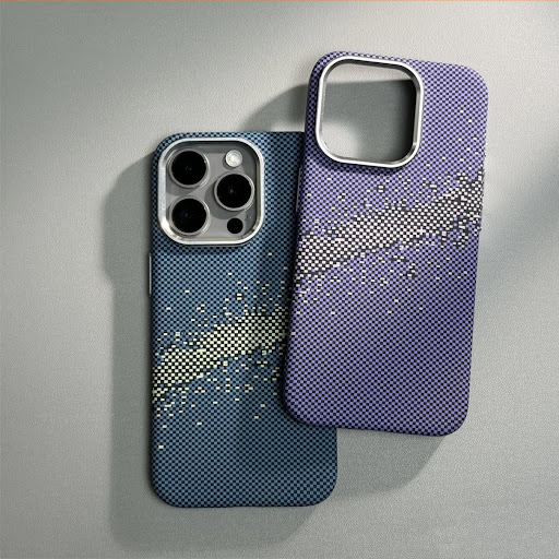Title 7, Carbon Fiber Pattern Phone Case with Magnetic S...